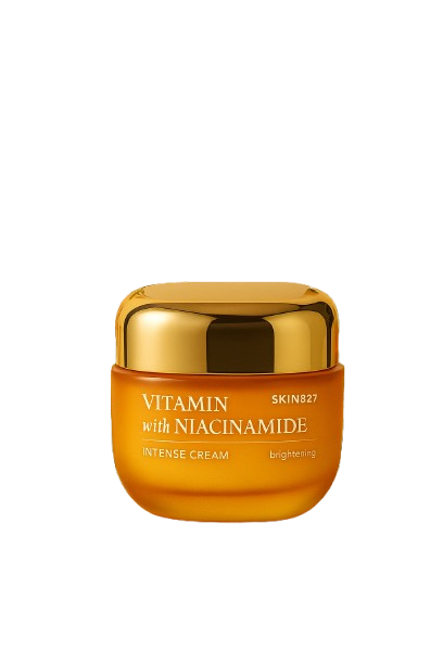 Crema facial coreana con vitaminas de niacinamide